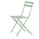Table et chaises pliantes bistrot balcon terrasse- 2 places - Vert - FLORE